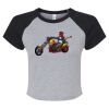 Women's Micro Rib Raglan Baby Tee Thumbnail