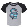 Women's Micro Rib Raglan Baby Tee Thumbnail