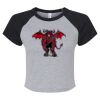 Women's Micro Rib Raglan Baby Tee Thumbnail