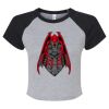Women's Micro Rib Raglan Baby Tee Thumbnail