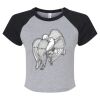 Women's Micro Rib Raglan Baby Tee Thumbnail