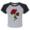 Women's Micro Rib Raglan Baby Tee Thumbnail