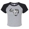 Women's Micro Rib Raglan Baby Tee Thumbnail
