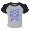 Women's Micro Rib Raglan Baby Tee Thumbnail