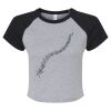 Women's Micro Rib Raglan Baby Tee Thumbnail
