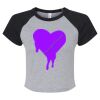 Women's Micro Rib Raglan Baby Tee Thumbnail