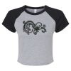 Women's Micro Rib Raglan Baby Tee Thumbnail