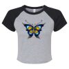 Women's Micro Rib Raglan Baby Tee Thumbnail
