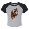 Women's Micro Rib Raglan Baby Tee Thumbnail