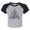 Women's Micro Rib Raglan Baby Tee Thumbnail
