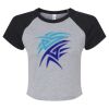 Women's Micro Rib Raglan Baby Tee Thumbnail