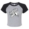 Women's Micro Rib Raglan Baby Tee Thumbnail