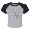 Women's Micro Rib Raglan Baby Tee Thumbnail