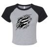 Women's Micro Rib Raglan Baby Tee Thumbnail