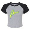 Women's Micro Rib Raglan Baby Tee Thumbnail
