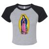 Women's Micro Rib Raglan Baby Tee Thumbnail