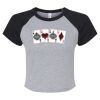 Women's Micro Rib Raglan Baby Tee Thumbnail