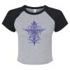 Women's Micro Rib Raglan Baby Tee Thumbnail