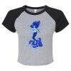 Women's Micro Rib Raglan Baby Tee Thumbnail