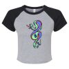 Women's Micro Rib Raglan Baby Tee Thumbnail
