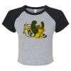 Women's Micro Rib Raglan Baby Tee Thumbnail