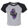 Women's Micro Rib Raglan Baby Tee Thumbnail