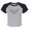 Women's Micro Rib Raglan Baby Tee Thumbnail