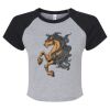 Women's Micro Rib Raglan Baby Tee Thumbnail