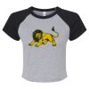 Women's Micro Rib Raglan Baby Tee Thumbnail