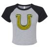 Women's Micro Rib Raglan Baby Tee Thumbnail