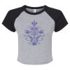 Women's Micro Rib Raglan Baby Tee Thumbnail