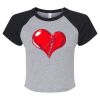 Women's Micro Rib Raglan Baby Tee Thumbnail