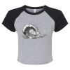Women's Micro Rib Raglan Baby Tee Thumbnail
