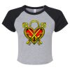 Women's Micro Rib Raglan Baby Tee Thumbnail