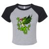 Women's Micro Rib Raglan Baby Tee Thumbnail