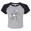 Women's Micro Rib Raglan Baby Tee Thumbnail