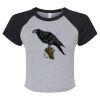 Women's Micro Rib Raglan Baby Tee Thumbnail