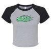 Women's Micro Rib Raglan Baby Tee Thumbnail