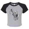 Women's Micro Rib Raglan Baby Tee Thumbnail