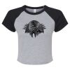Women's Micro Rib Raglan Baby Tee Thumbnail