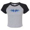 Women's Micro Rib Raglan Baby Tee Thumbnail