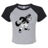 Women's Micro Rib Raglan Baby Tee Thumbnail