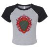 Women's Micro Rib Raglan Baby Tee Thumbnail