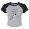Women's Micro Rib Raglan Baby Tee Thumbnail