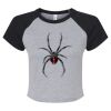 Women's Micro Rib Raglan Baby Tee Thumbnail