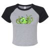 Women's Micro Rib Raglan Baby Tee Thumbnail