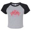 Women's Micro Rib Raglan Baby Tee Thumbnail