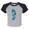 Women's Micro Rib Raglan Baby Tee Thumbnail