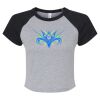 Women's Micro Rib Raglan Baby Tee Thumbnail