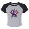 Women's Micro Rib Raglan Baby Tee Thumbnail